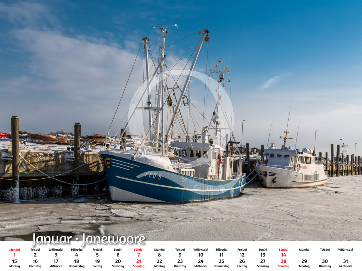 Amrum Kalender 2024