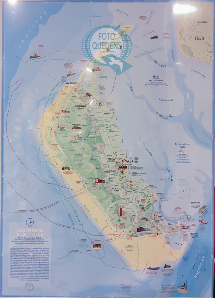 AMRUM - Reise durch die Zeit / OOMRAM - en rais troch a tidj (Poster 50x70cm)