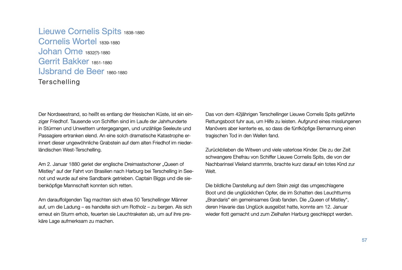 Queen of Mistley, Terschelling